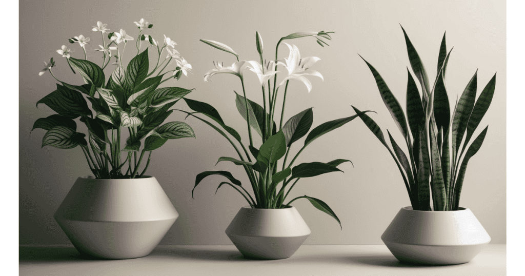 Indoor plants to show natural options of cleaning hidden home toxins in the air.