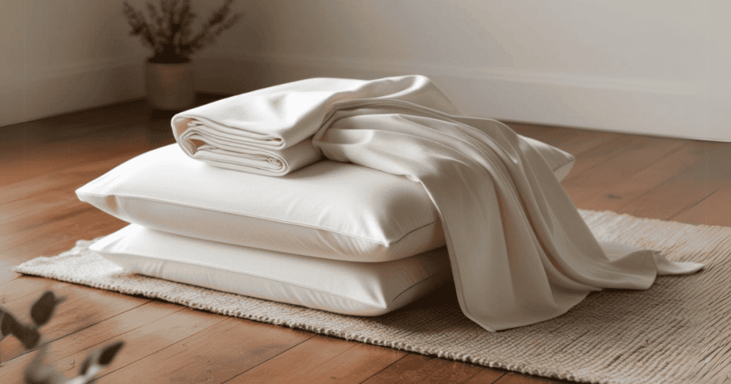 Non-toxic pillow cases and sheets