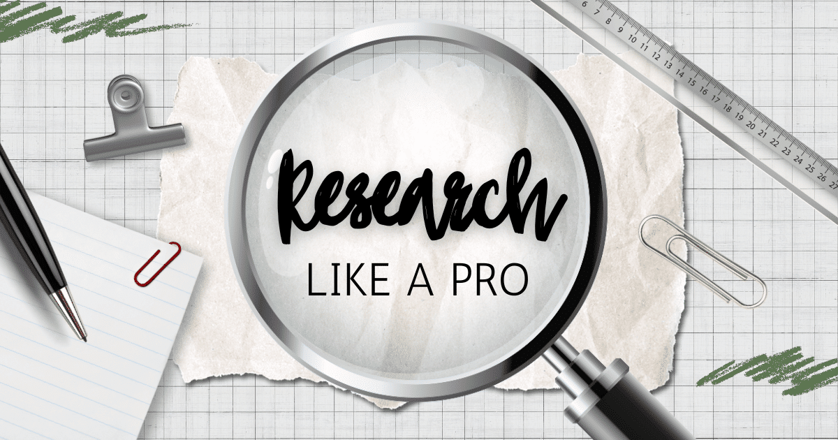 research like a pro
