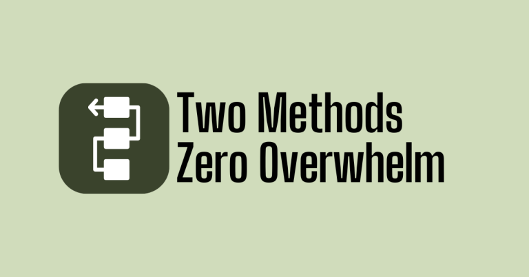 You Don’t Always Have an Hour. That’s Why I Built Two Methods.